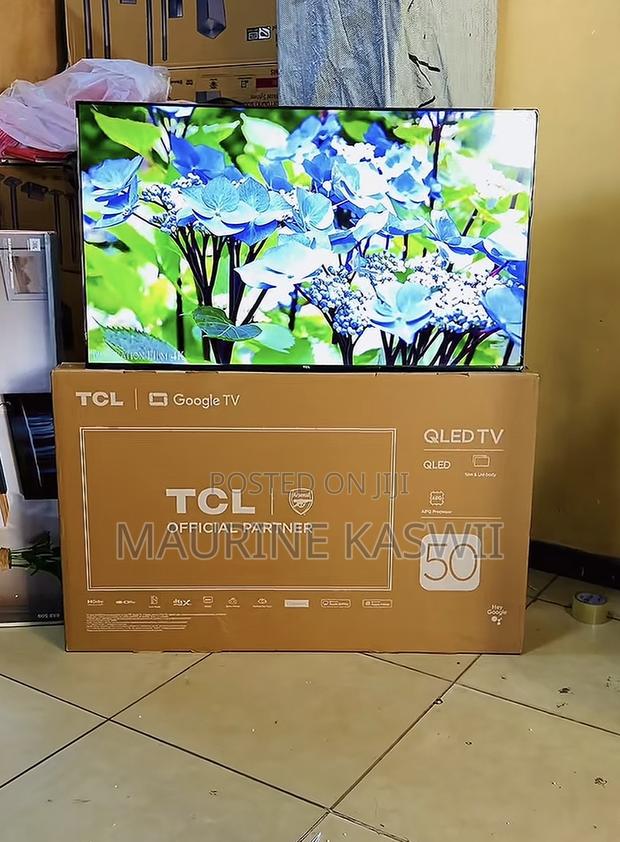 TCL 50”Inch Qled Google-50 T6c Frameless - thumbnail 3