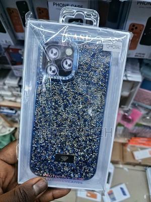 Blue Glittery Phone Case Is Designed to Fit the iPhone 12 Pro Max. - thumbnail 2
