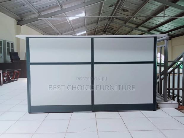 Office Reception Desk: White Long Reception Office Desk for Cooperate - thumbnail 12