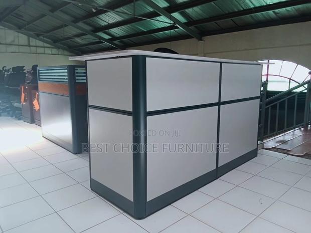 Office Reception Desk: White Long Reception Office Desk for Cooperate - thumbnail 13