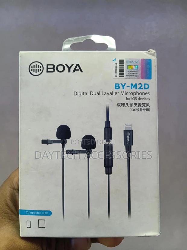 Boya by-M2d Digital Dual Lavalier Microphone Designed for Ios Devices. - thumbnail 2