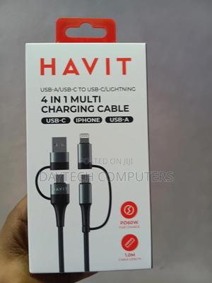 This Is a Havit Cb6244 4-in-1 Multi-Charging Cable. - thumbnail 2