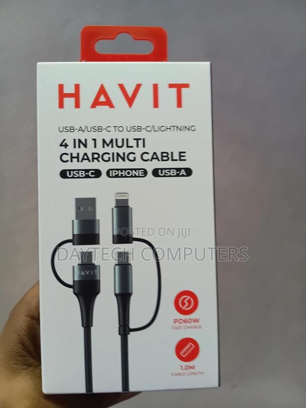 This Is a Havit Cb6244 4-in-1 Multi-Charging Cable. - main view