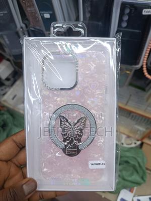 Luxury Glitter Butterfly Case for the iPhone 14 Pro Max. - thumbnail 2