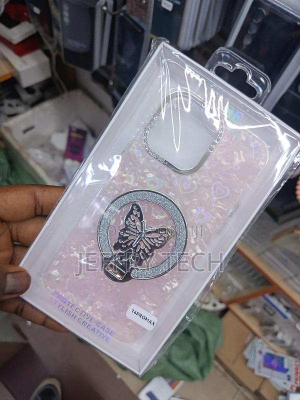 Luxury Glitter Butterfly Case for the iPhone 14 Pro Max. - thumbnail 3