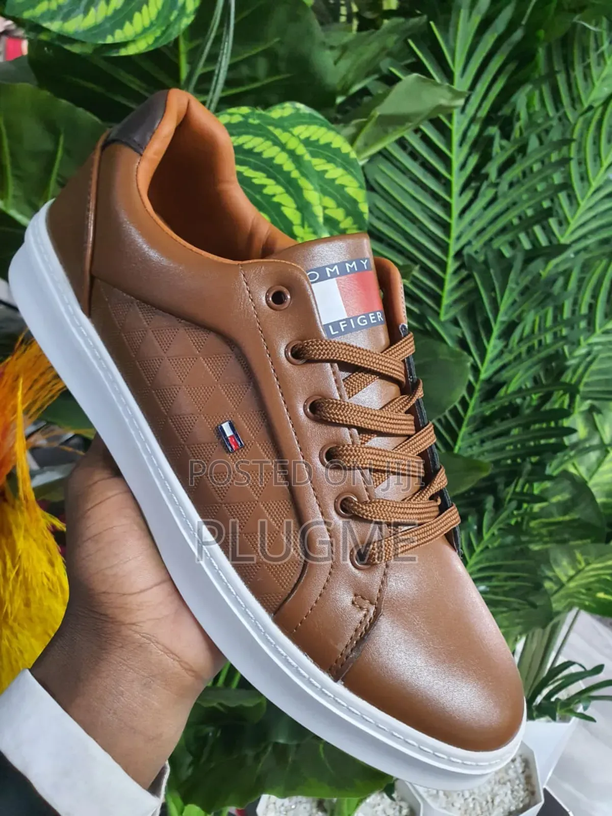 Tommy Hilfiger Quality Leather Casual Sneakers
