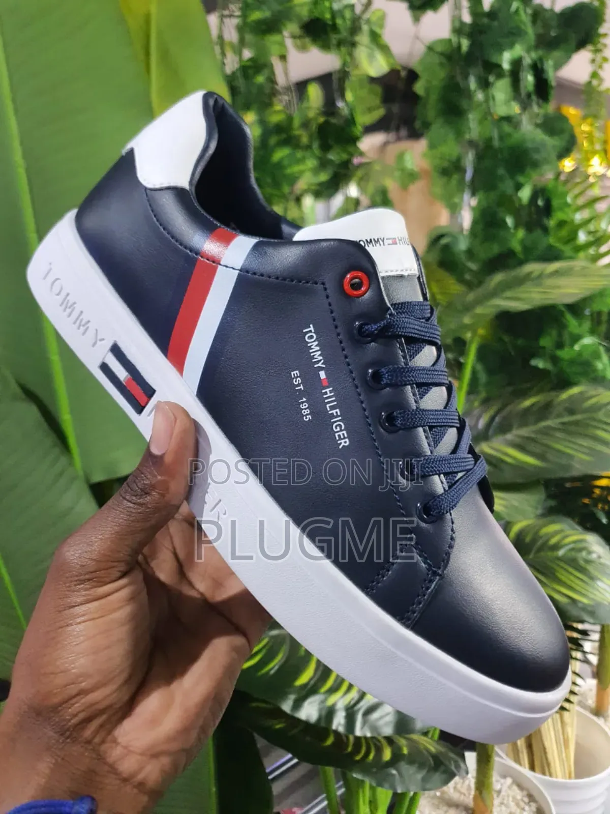 Tommy Hilfiger Quality Leather Casual Sneakers