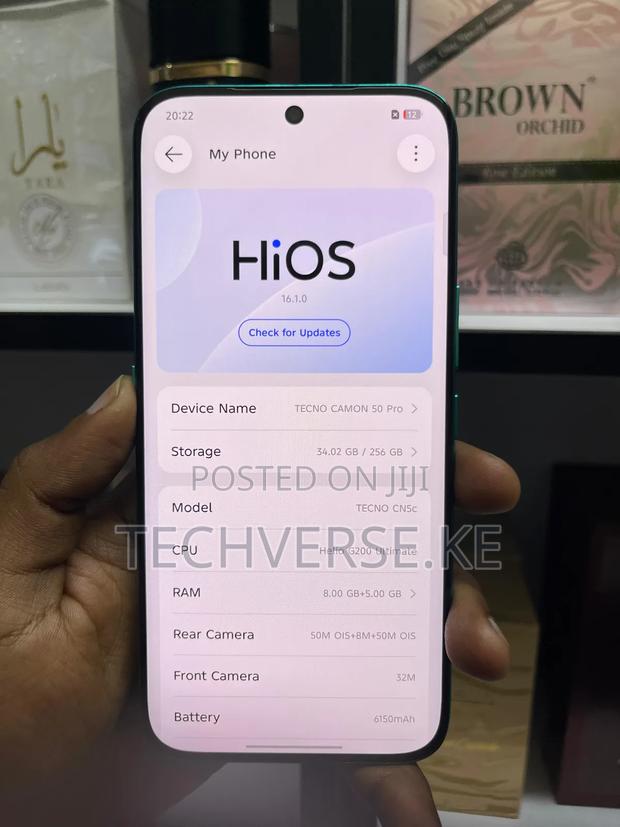 New Tecno Camon 50 Pro 256 GB Green - thumbnail 3