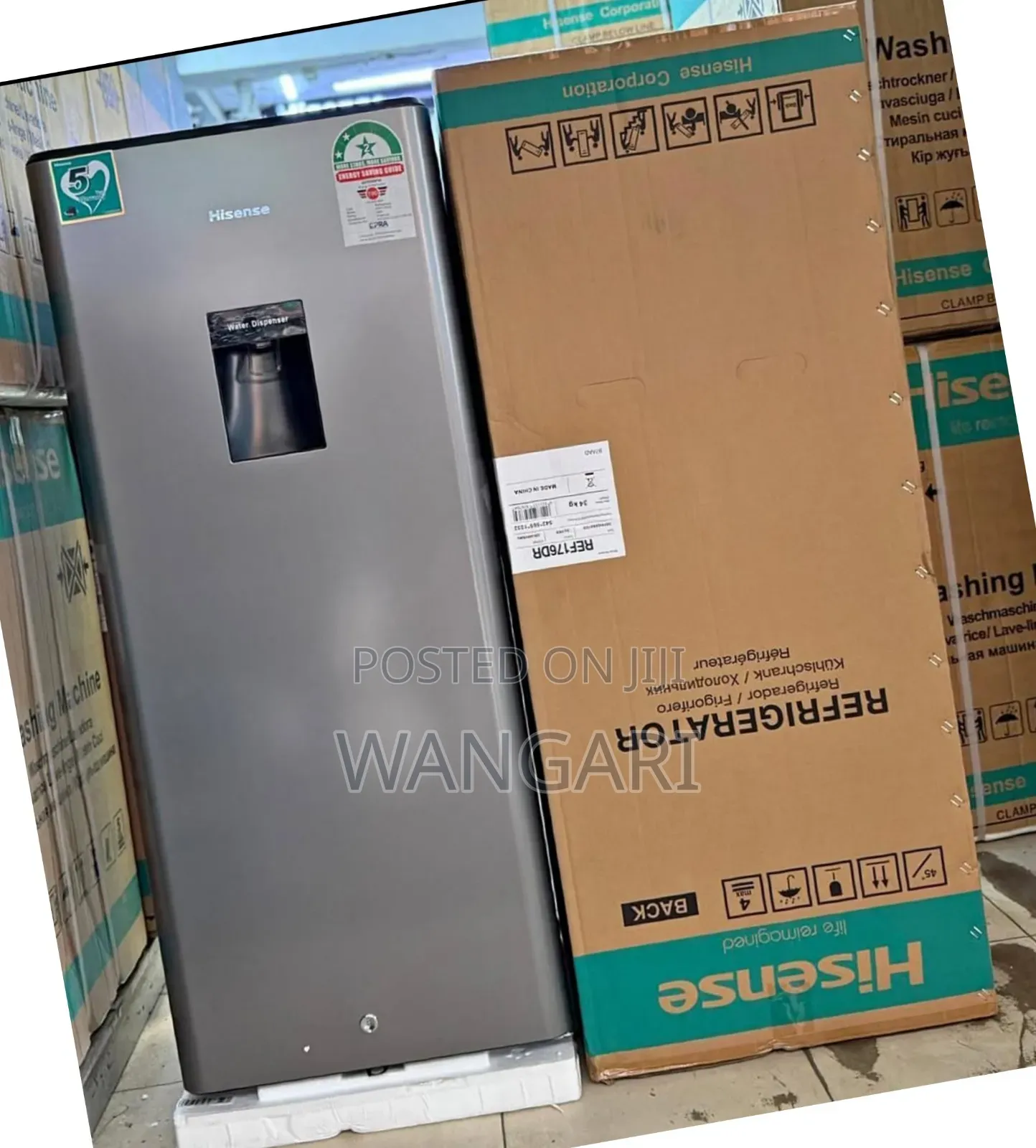 Brand New Hisense 176 Litres Fridge+ Dispenser