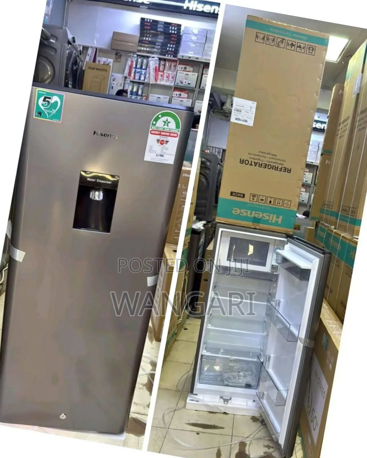 Hisense Brand New 176 Litres Fridge With Dispenser