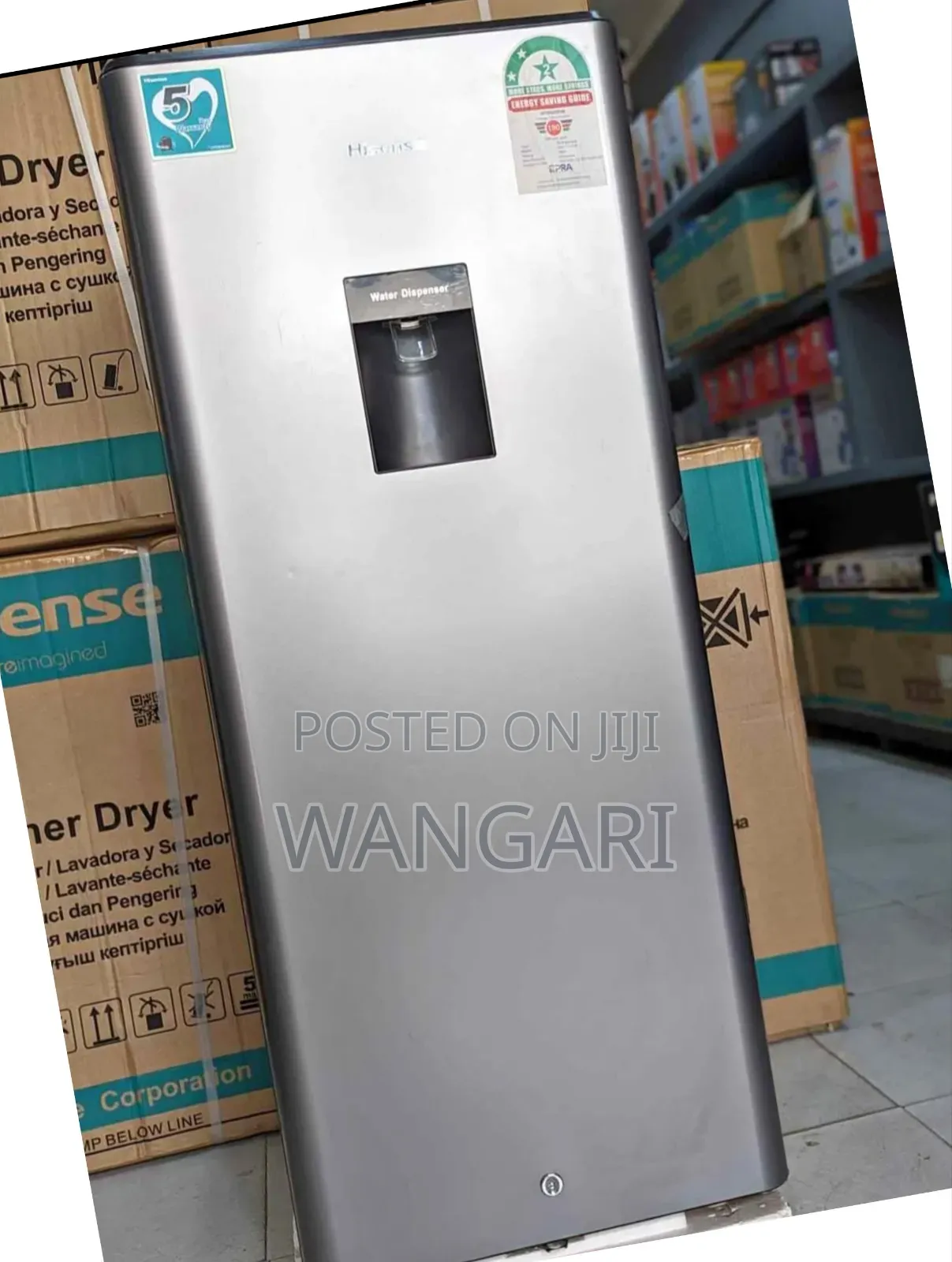 Hisense 176 Litres Brand New Fridge With Dispenser