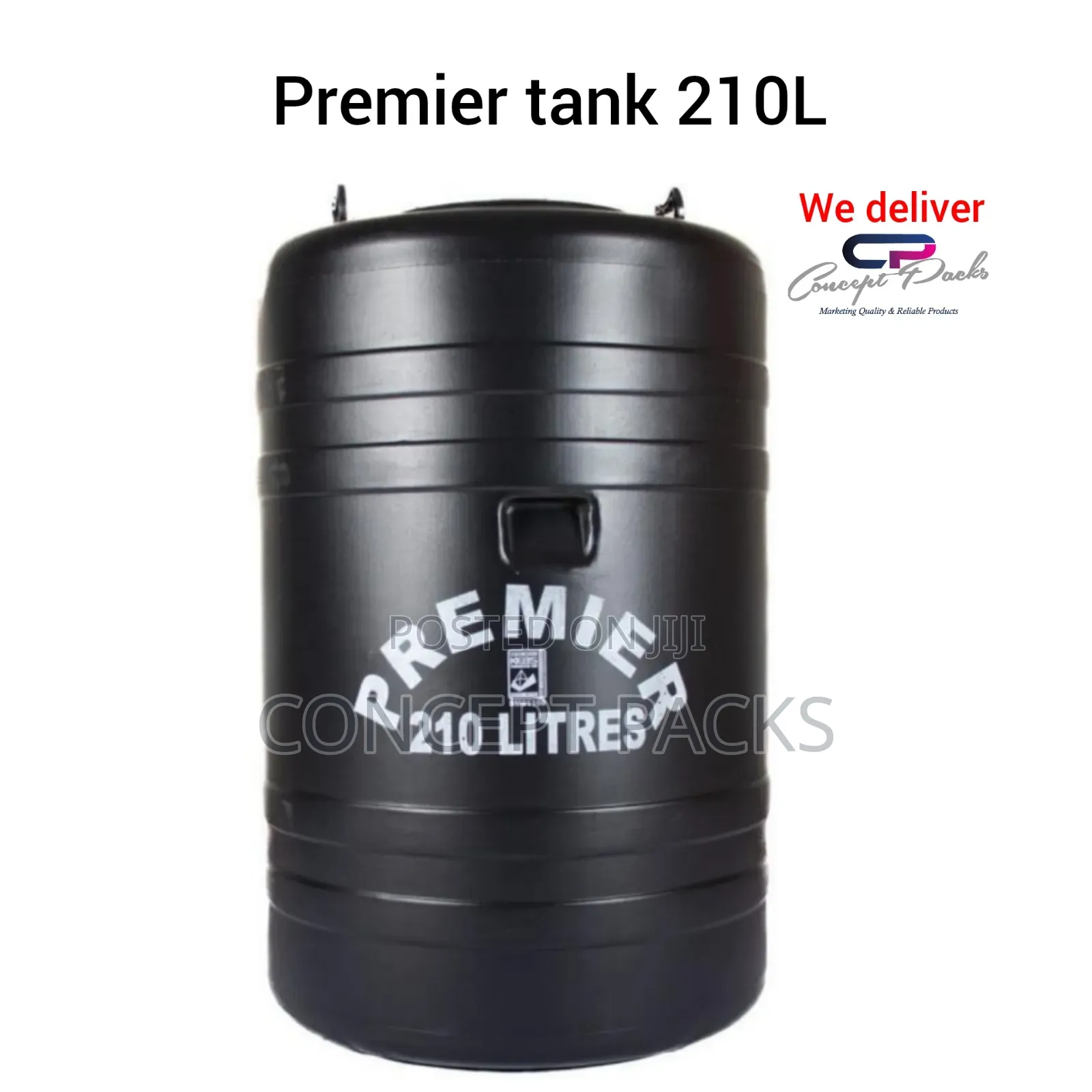 210l Black Water Storage Tank.