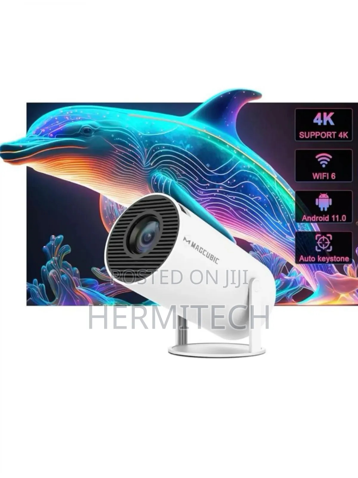 Ultra Hd Projector With a Display Size of 130 Inches
