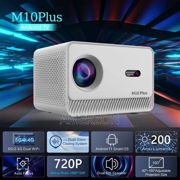 High Clear Projector With Dual Wifi an Bluetooth - thumbnail 2