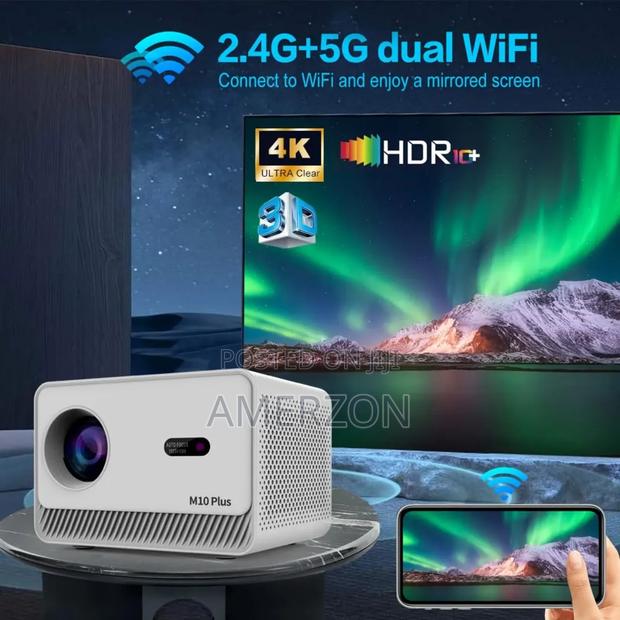 High Clear Projector With Dual Wifi an Bluetooth - thumbnail 4