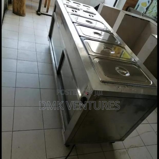 Alpha Modernized Stainless Food Warmer, Bain Marie