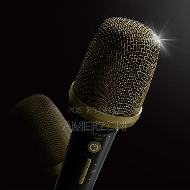 Lenyes S862 Portable Wireless Speaker | Microphone Karaoke | - thumbnail 2