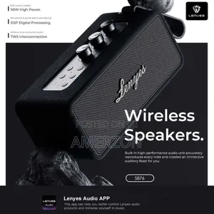 Lenyes S876 Bluetooth Speaker | 90w Powerful Sound
