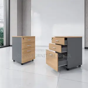 Office 3-drawer Mobile Vertical Filing Cabinet