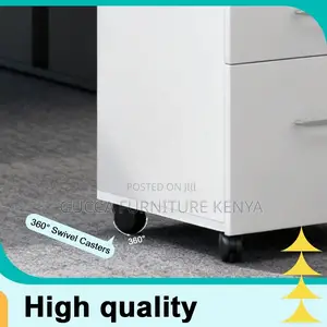 Office 3-drawer Mobile Vertical Filing Cabinet