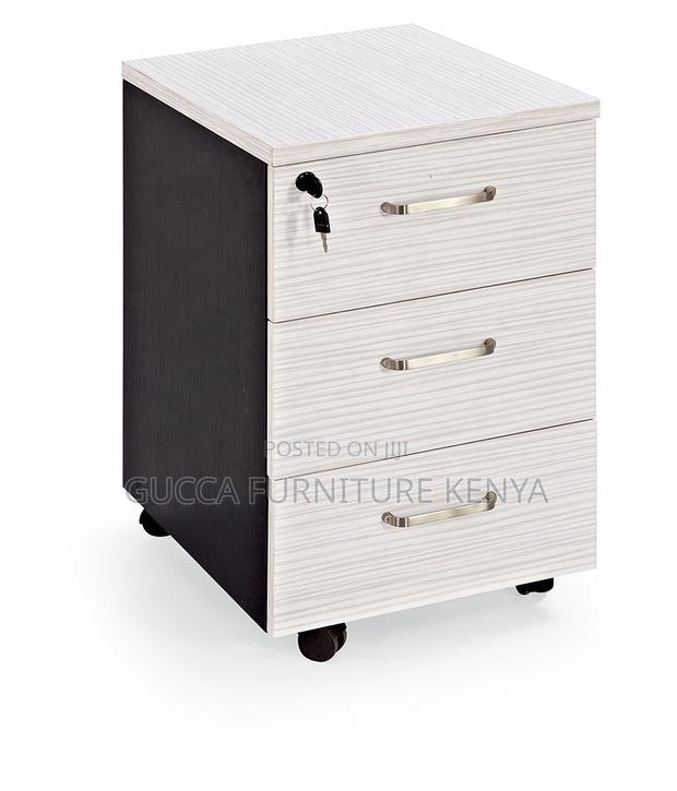 Office 3-drawer Mobile Vertical Filing Cabinet - thumbnail 5