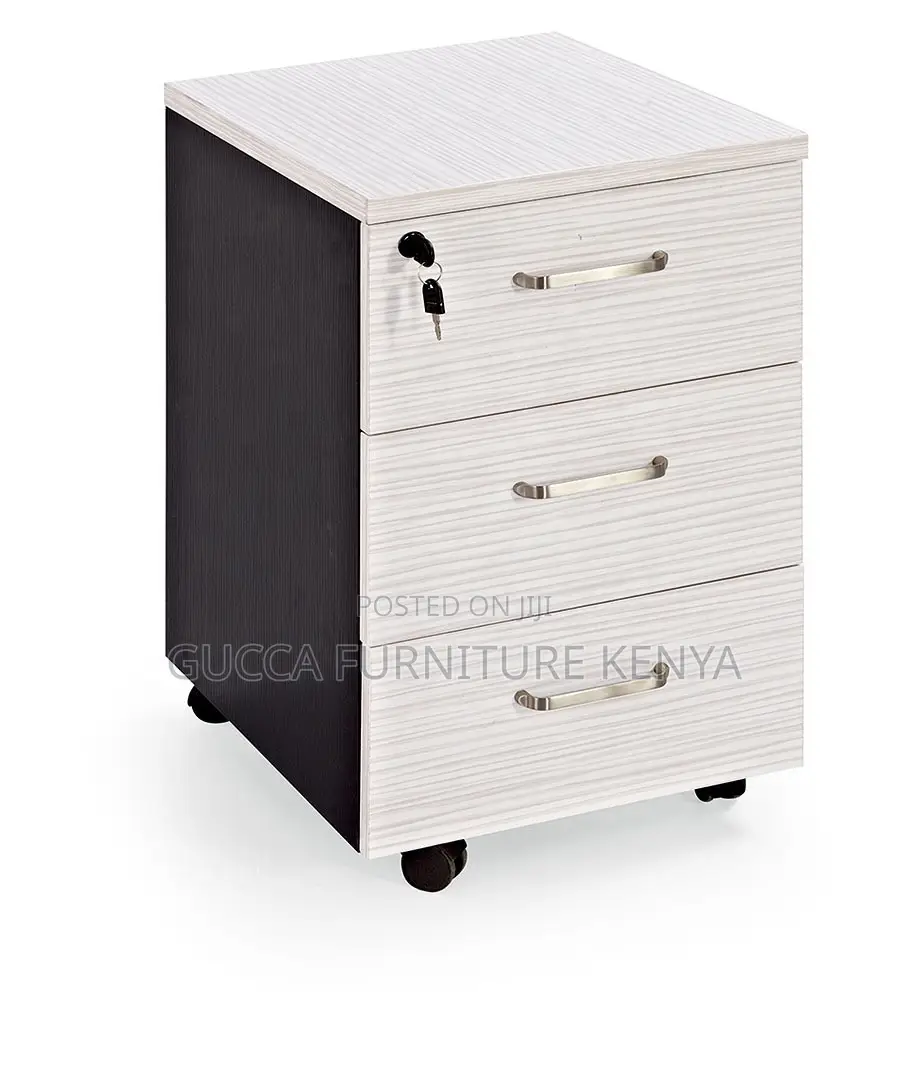 Office 3-drawer Mobile Vertical Filing Cabinet