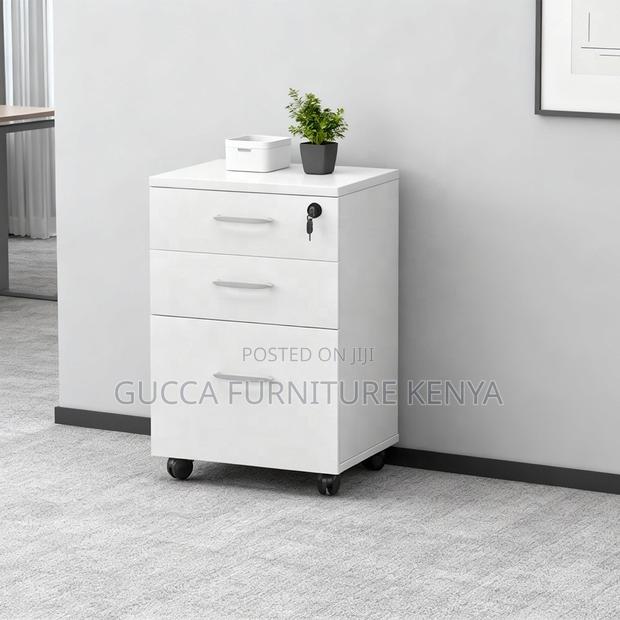 Office 3-drawer Mobile Vertical Filing Cabinet - thumbnail 7
