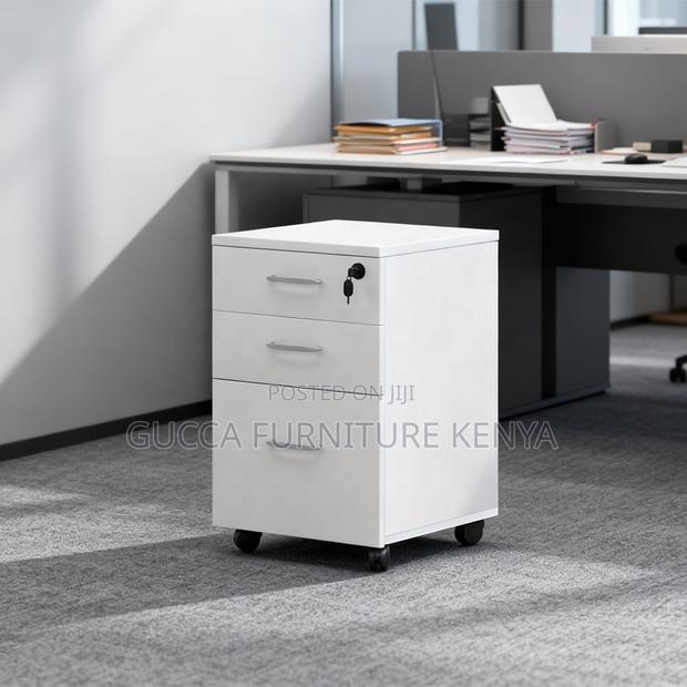 Office 3-drawer Mobile Vertical Filing Cabinet - thumbnail 8
