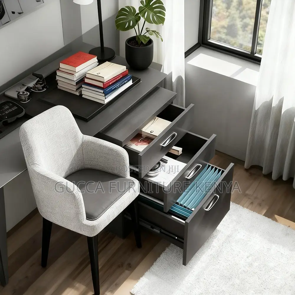 Office 3-drawer Mobile Vertical Filing Cabinet