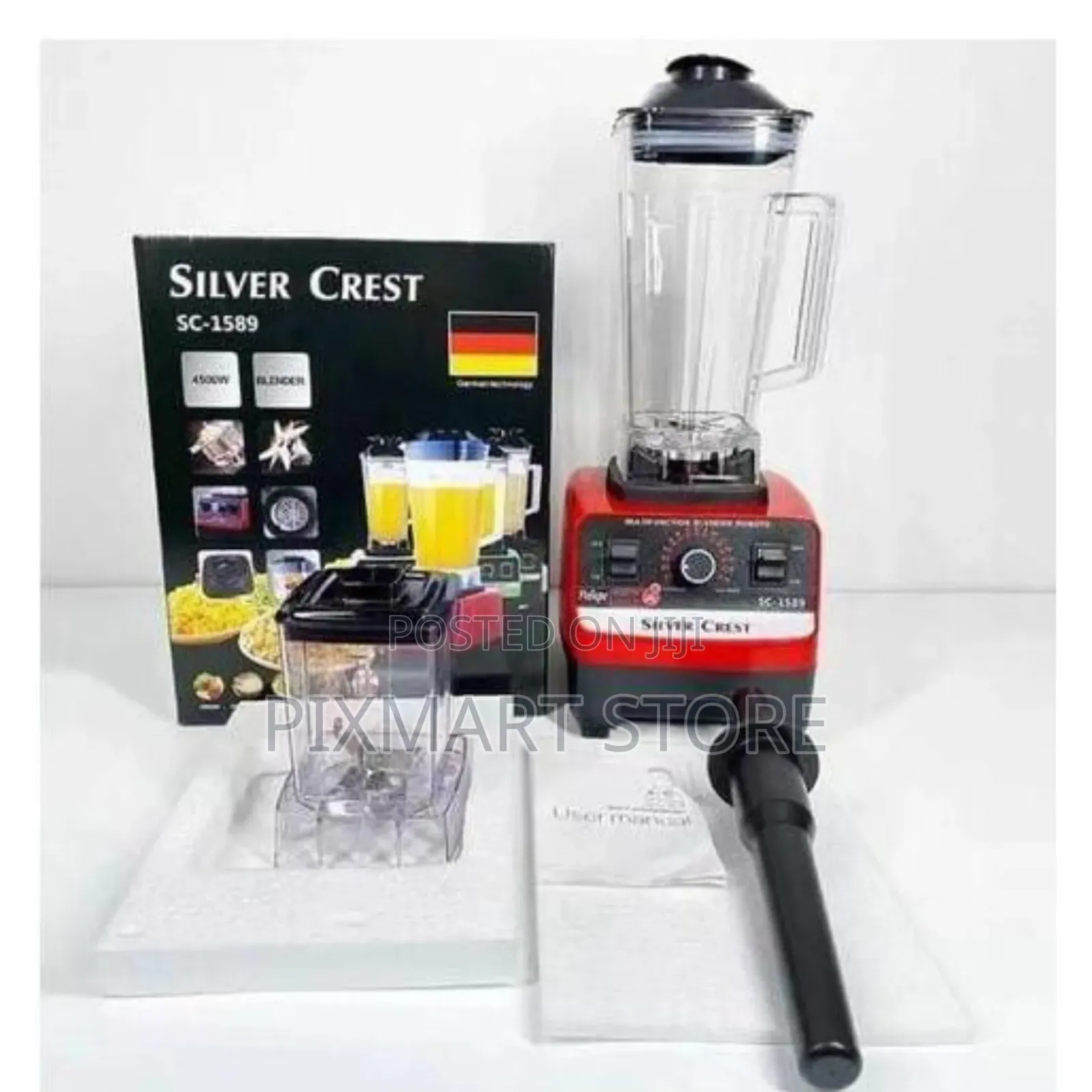 Silver Crest 2-in-1 Heavy Duty Commercial Blender
