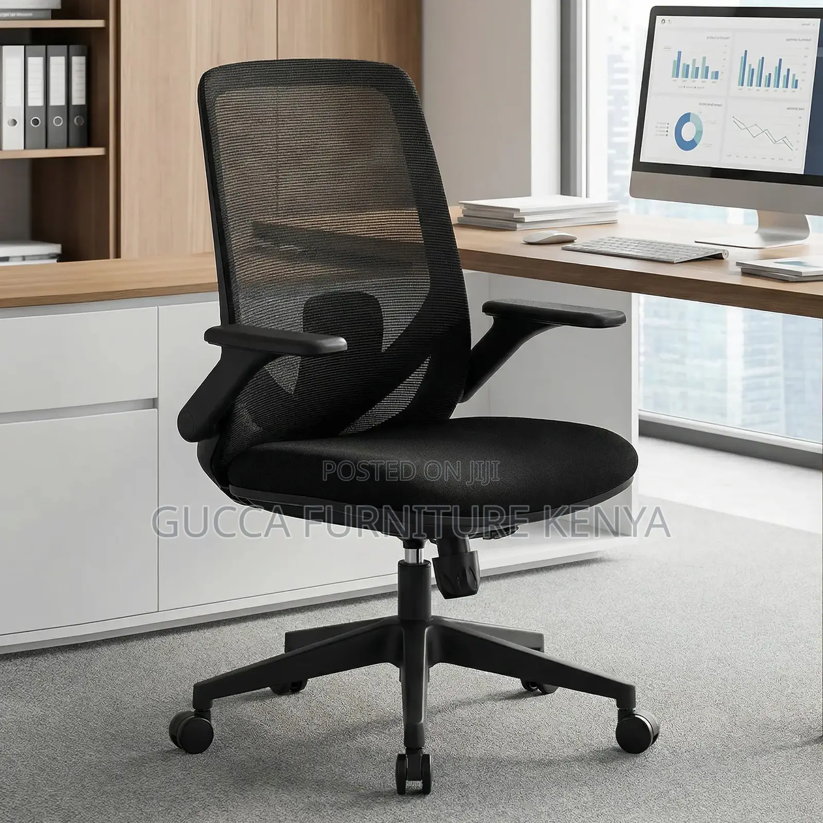 Mid-back Ergonomic Mesh Office Chair