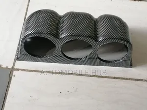 Dash 3-Hole Triple Gauge Meter Mount Pod – 52mm Carbon Fiber Finish
