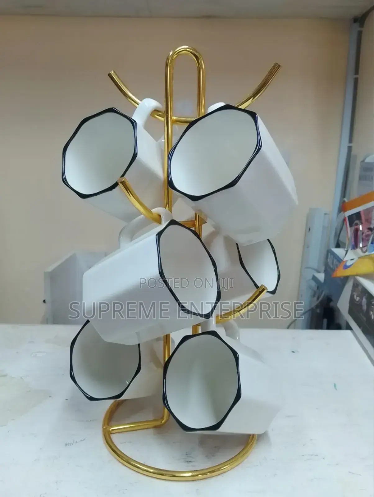 Black And White Ceramic Cup