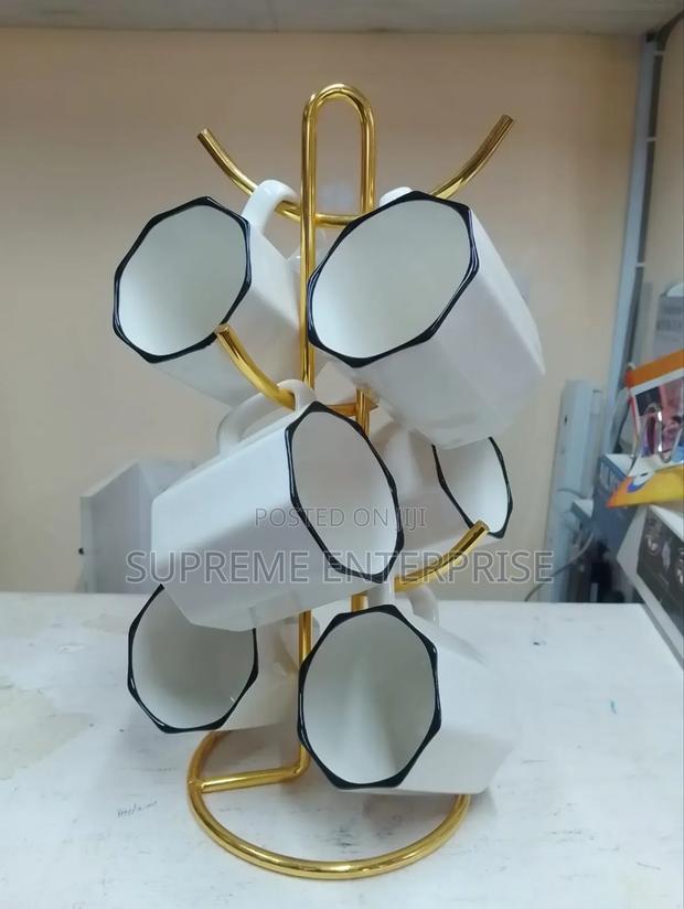 Black And White Ceramic Cup