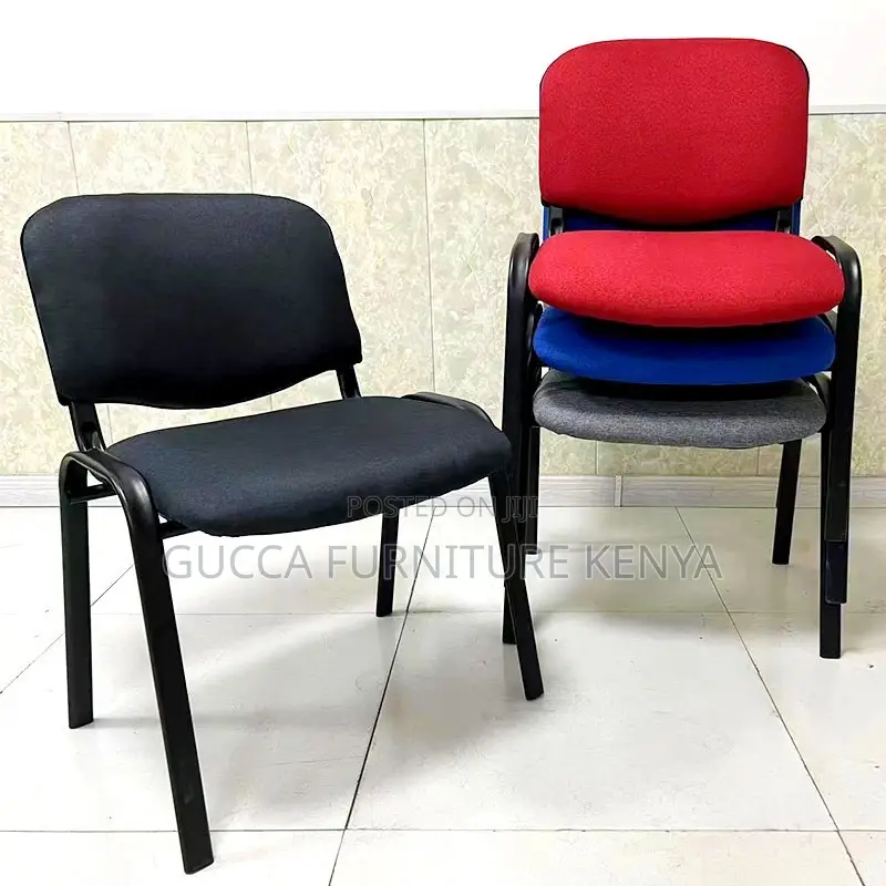 Armless Fabric Tosca Office Visitor's Chair
