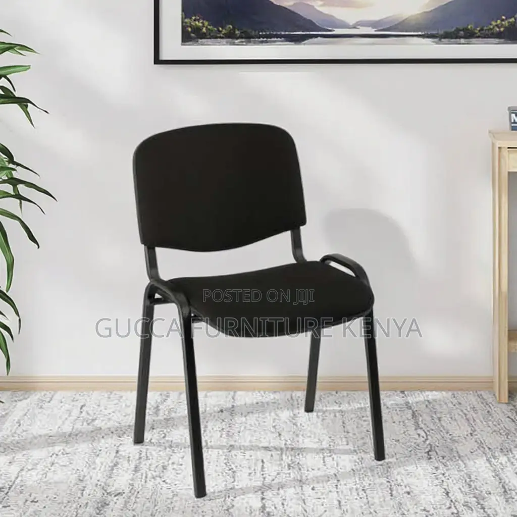 Armless Fabric Tosca Office Visitor's Chair