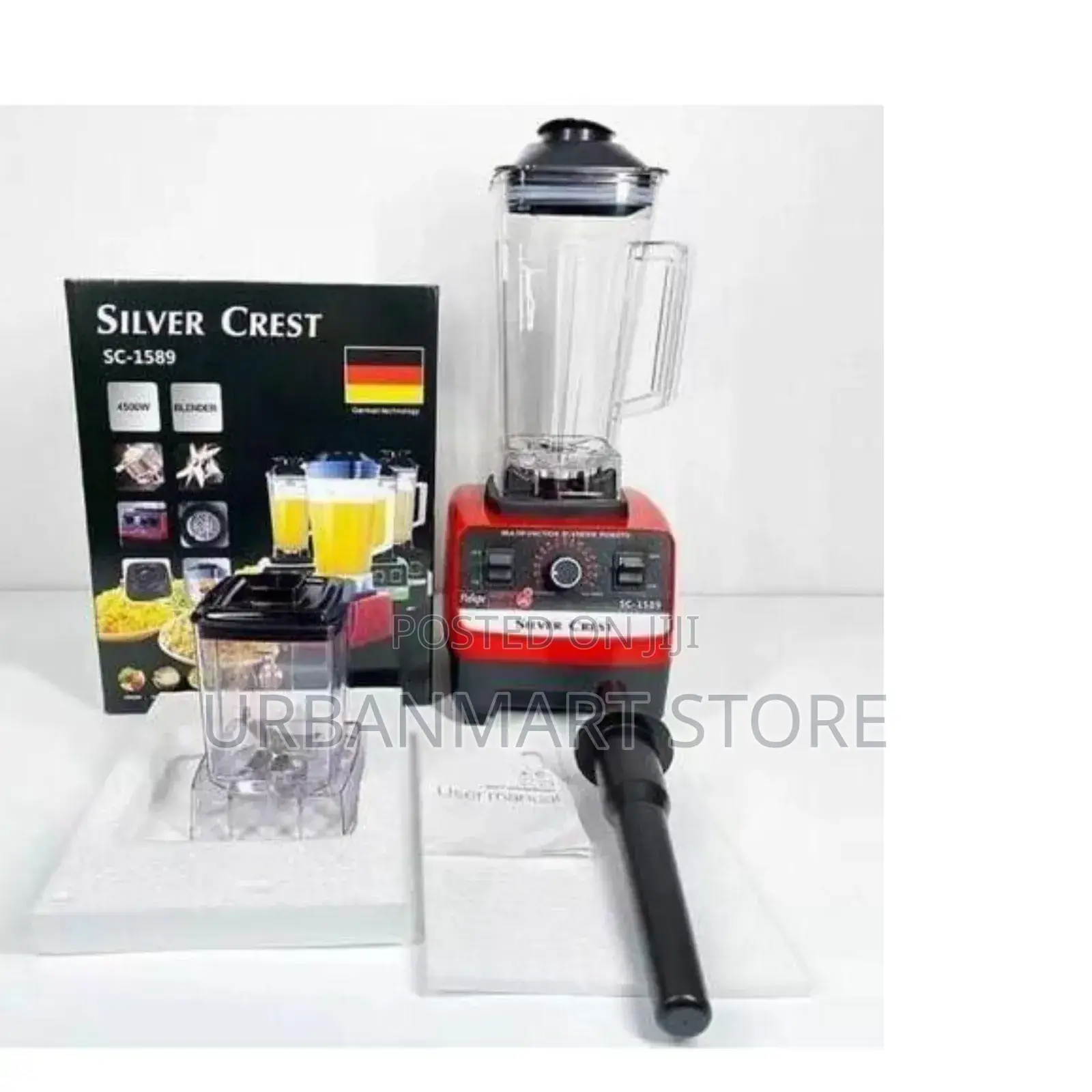 Silver Crest Commercial 2-in-1 High Power Blender
