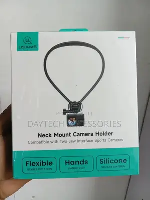 Usams Neck Holder Mount for Insta360 X3, Dji Action, and Gopro Cameras