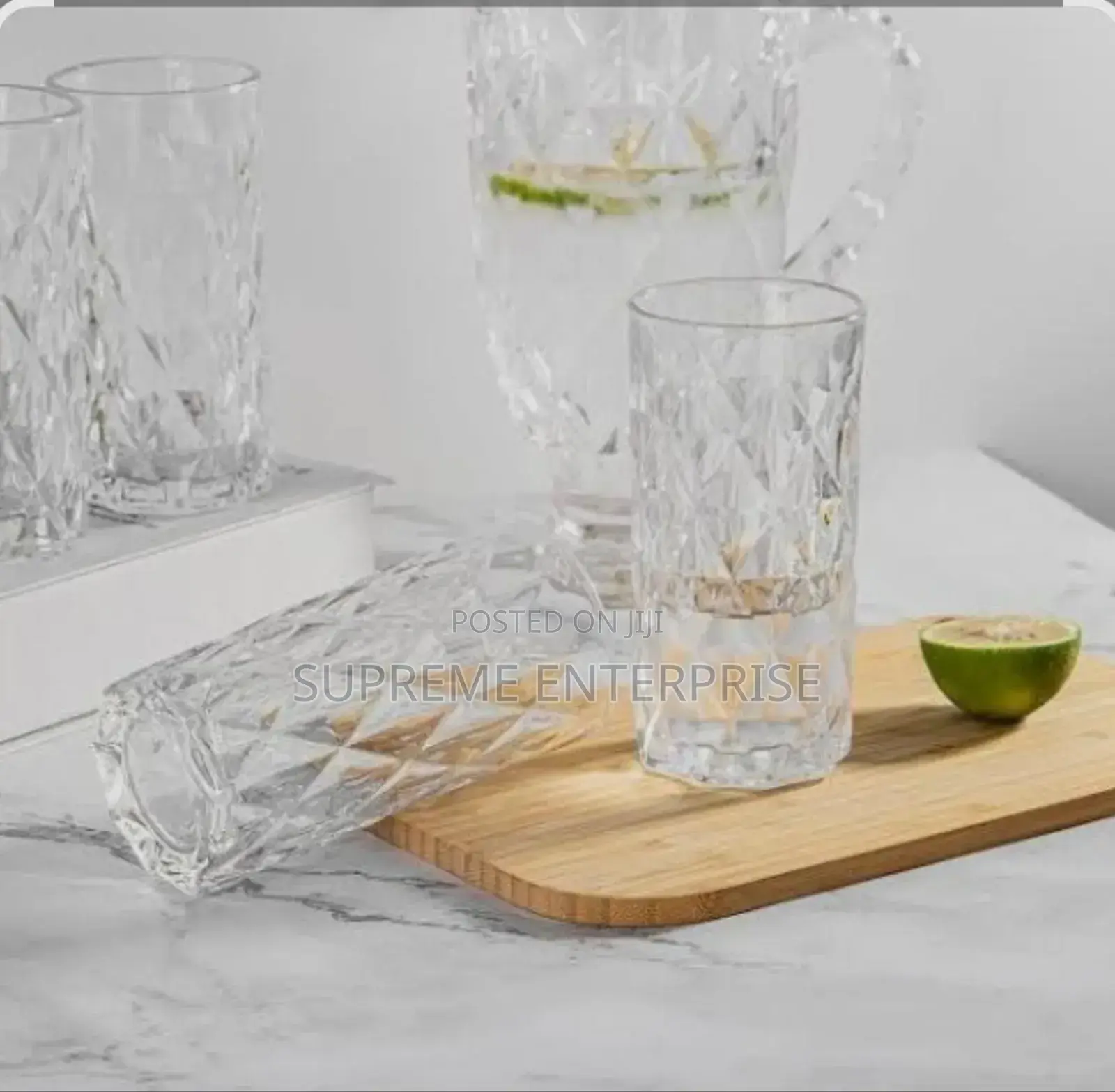 Clear Water Glass