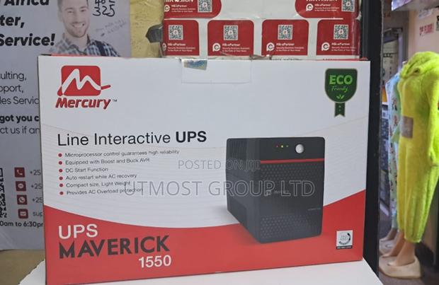 1550va Mercury Ups With Battery Backup Protection