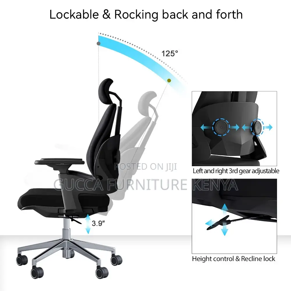 Orthopedic High-back Ergonomic Desk Chair