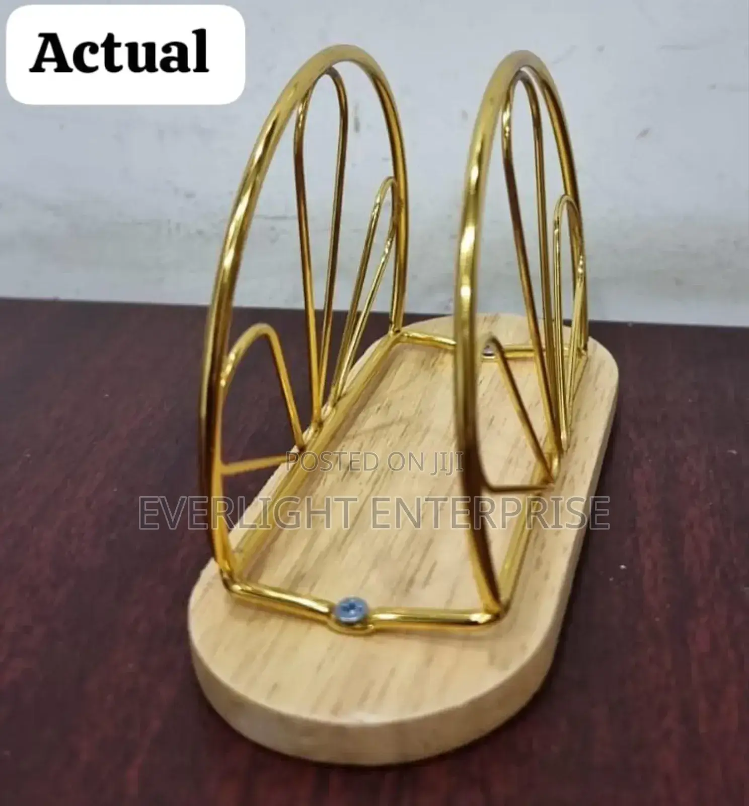 Metallic Hemisphere Bamboo Holder