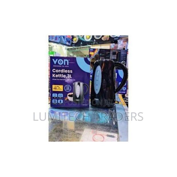 Von Electric 3 Litres Cordless Kettle - main view