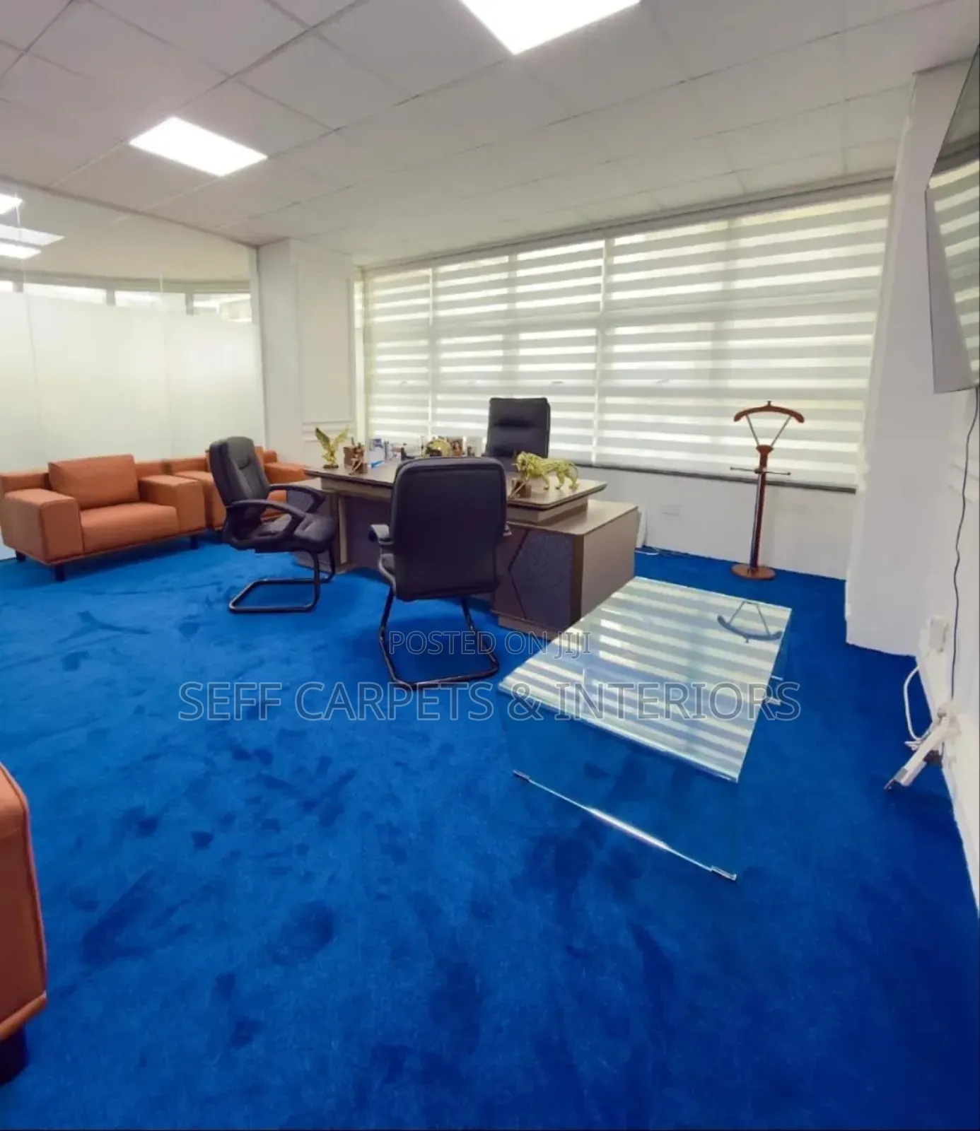 Blue Wall to Wall Carpets 8mm.