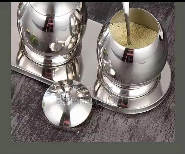 Egg Shaped Kitchen Spice Seasoning Dish/ Dining Sugar Dish - thumbnail 3