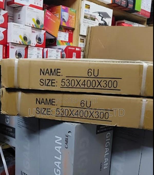 6u Steel Data Cabinet 530x400x300 Secure Lock - main view