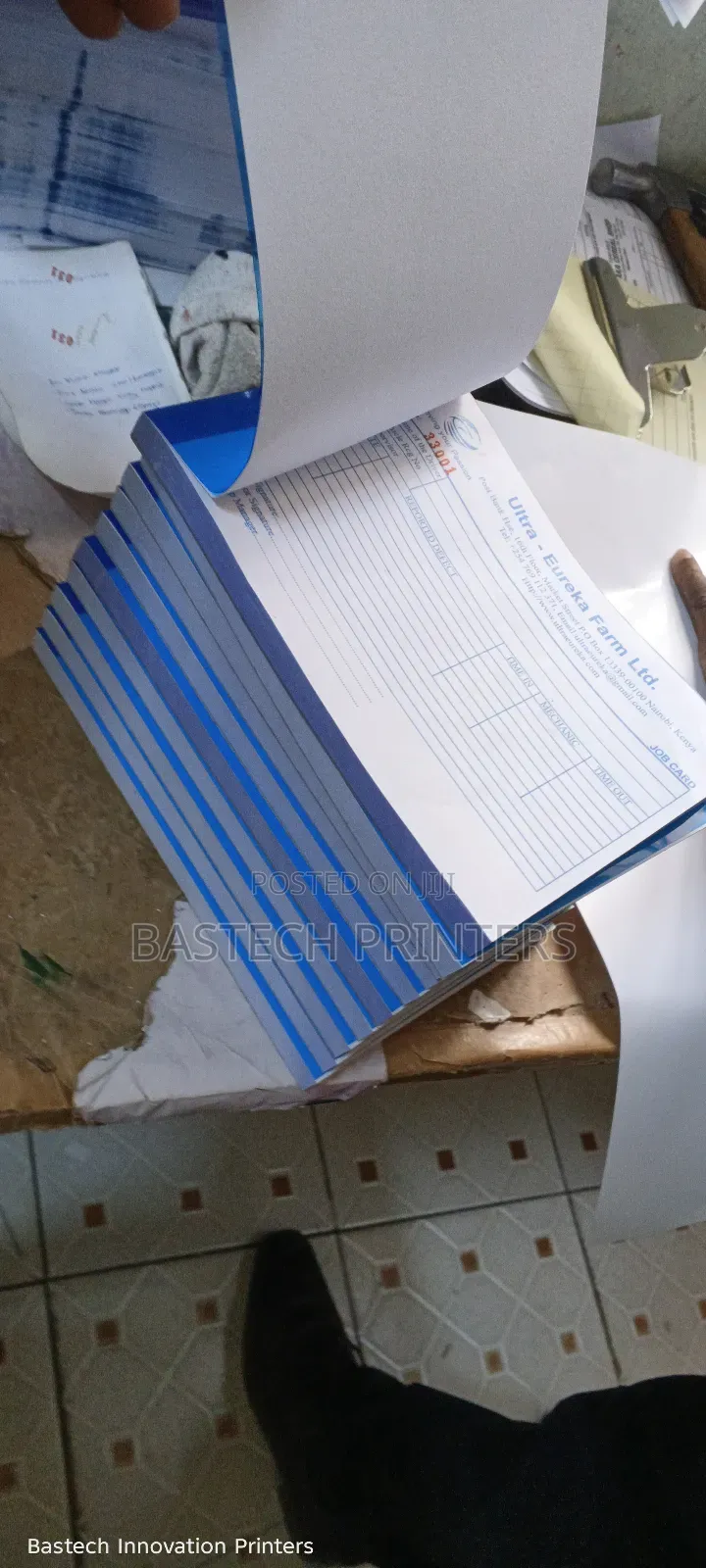 Bulk Receipt Book Printing – Durable Professional