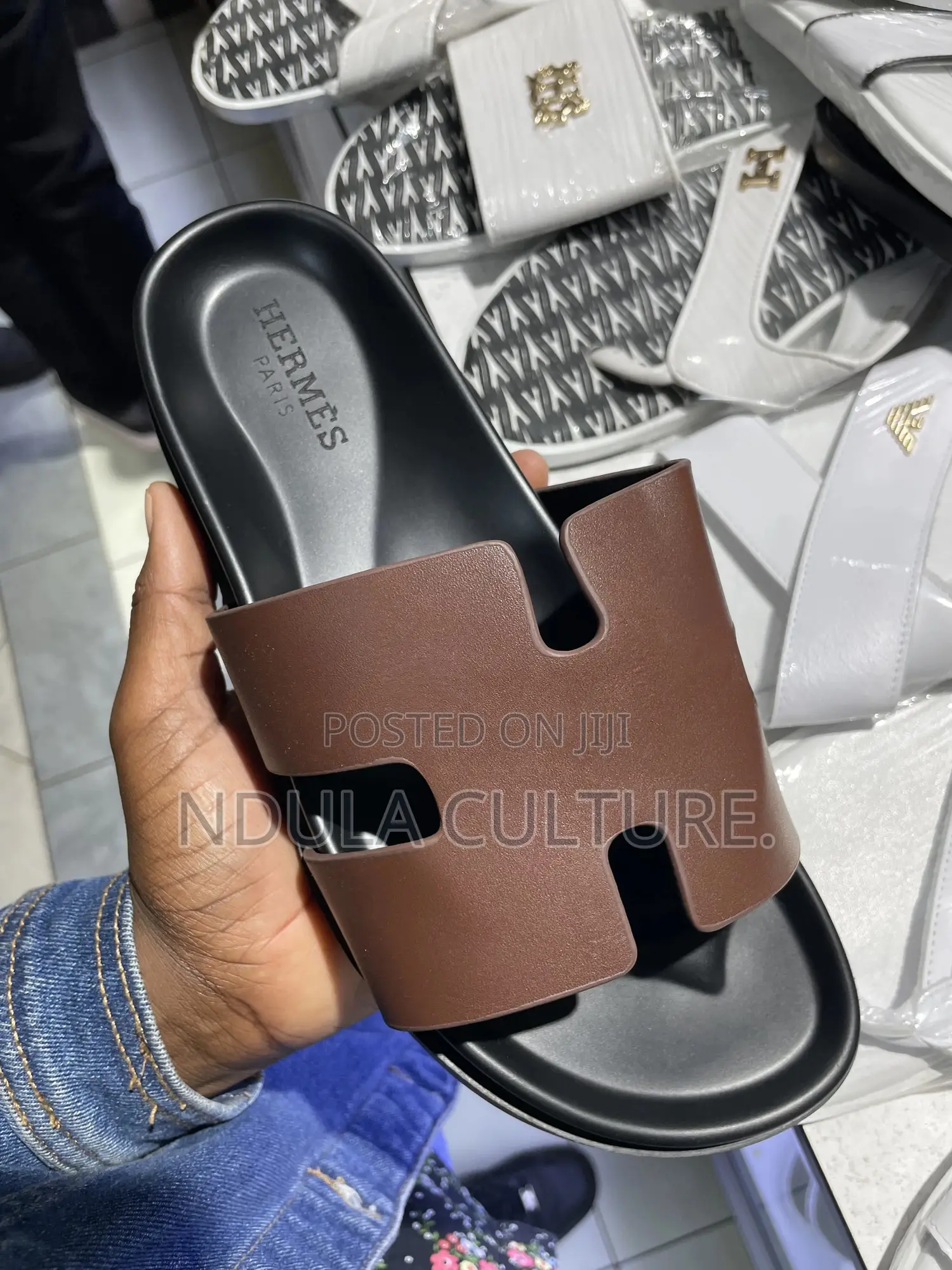 Hermes Oran Sandals (Leather N Soft Sole)