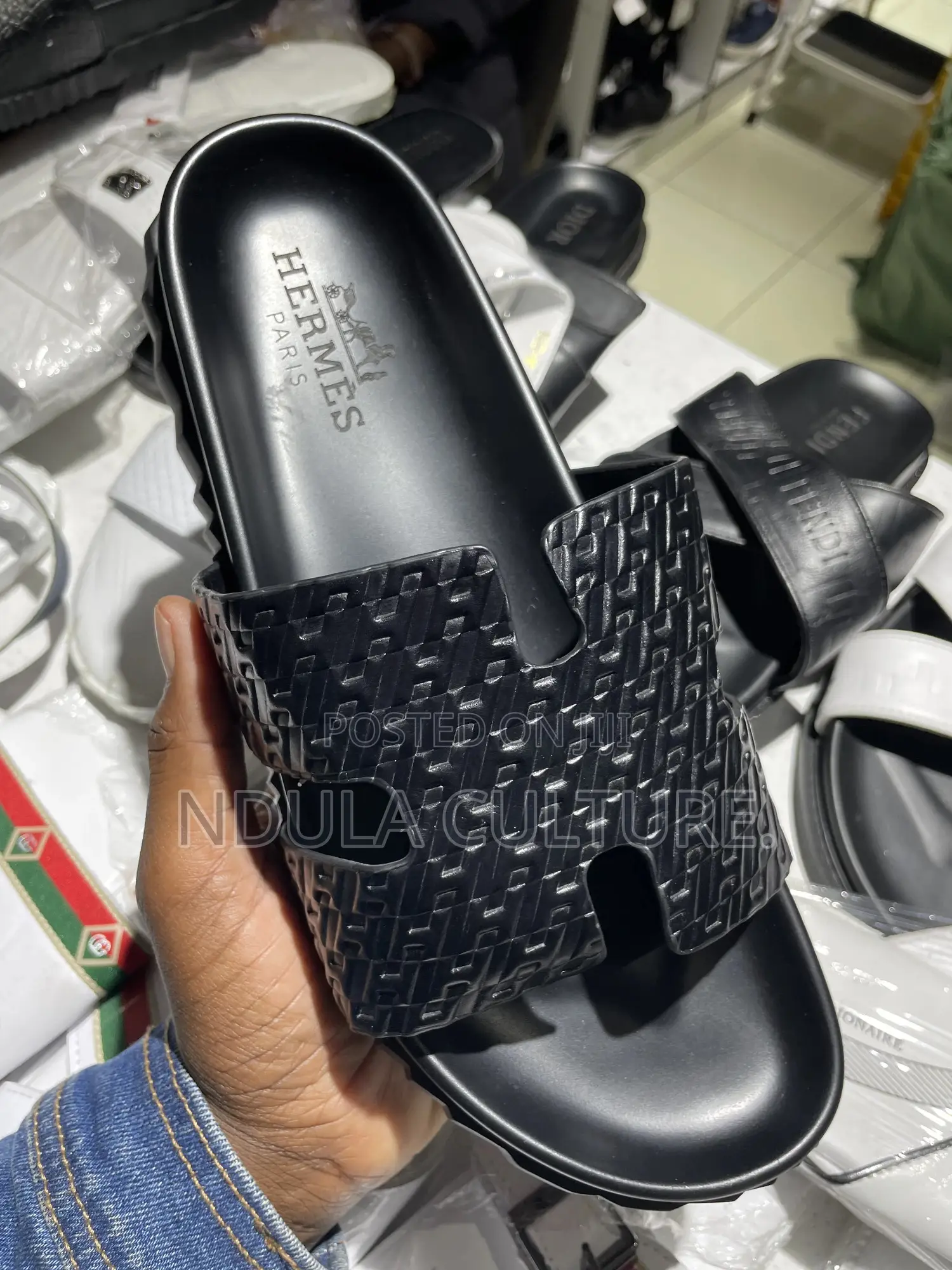 Hermes Oran Sandals (Leather N Soft Sole)