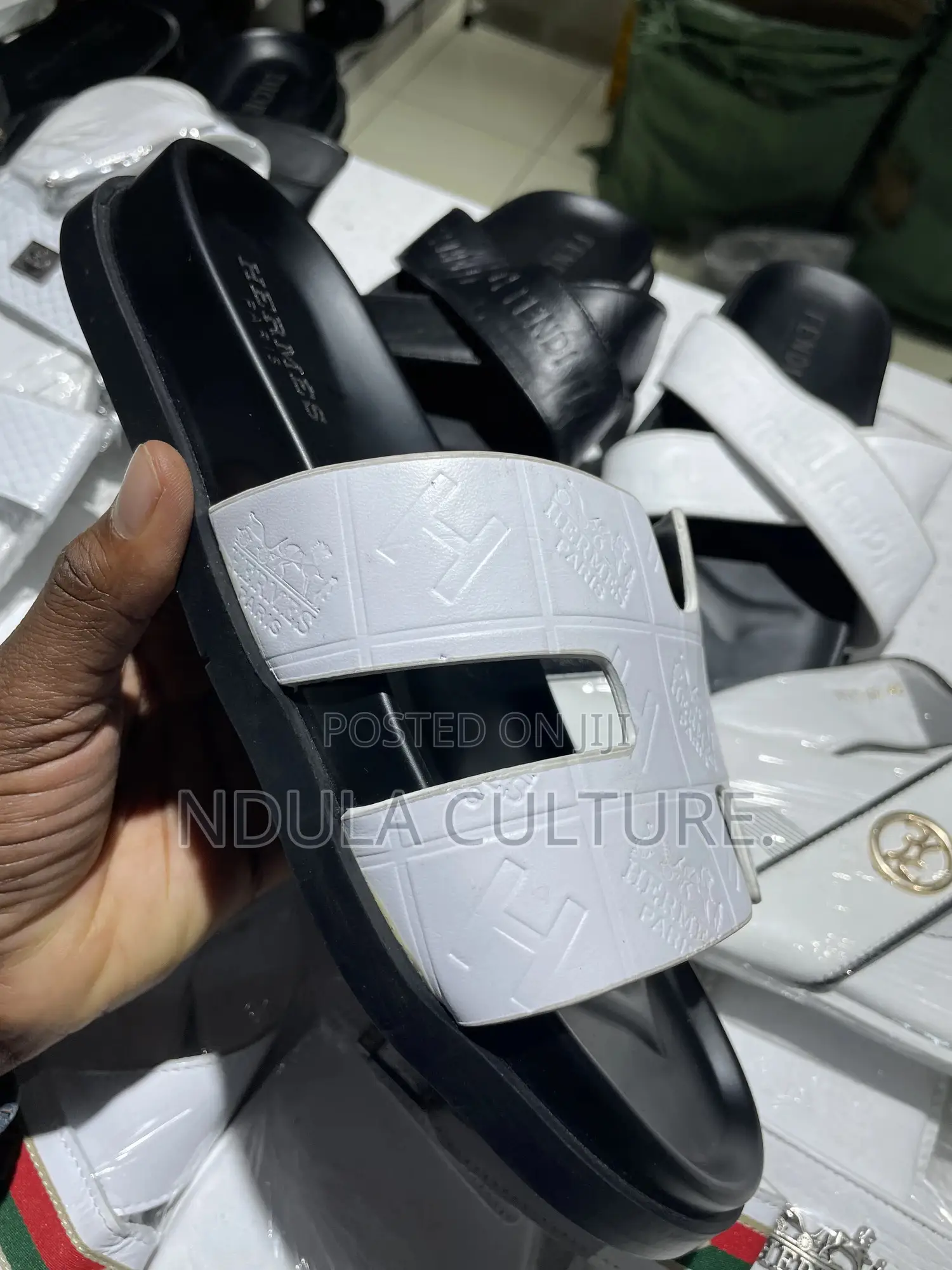 Hermes Oran Sandals (Leather N Soft Sole)